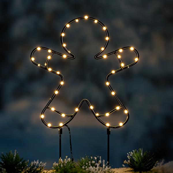 3.2 millimeter main body thickness iron art decorative lights with 2 pcs ground stakes durable outdoor garden lighting solutions