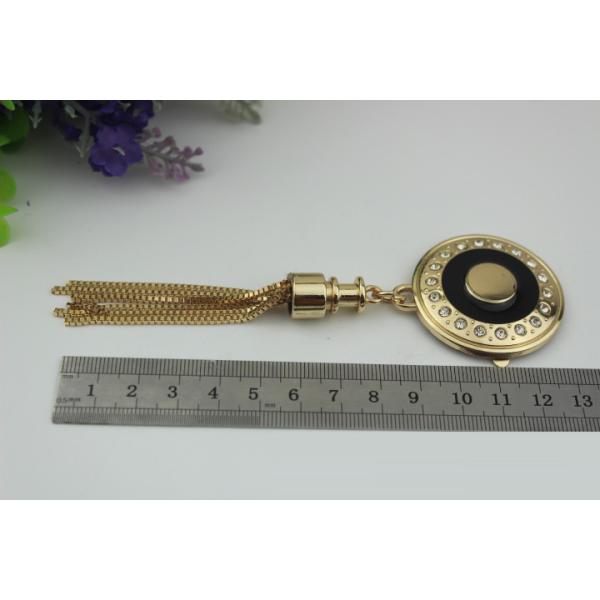 Luggage hardware accessories 40mm zinc alloy metal jewelry tassel pendant with drip glue