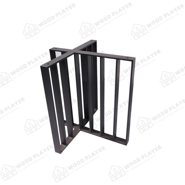 Solid Wood Simple Wrought Iron Coffee Table Legs Nordic Loft Industrial Style