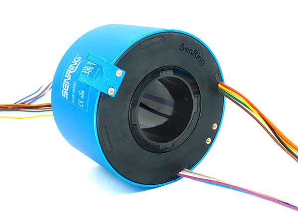Integrated Through Bore Slip Ring Hollow Shaft For RF Channels