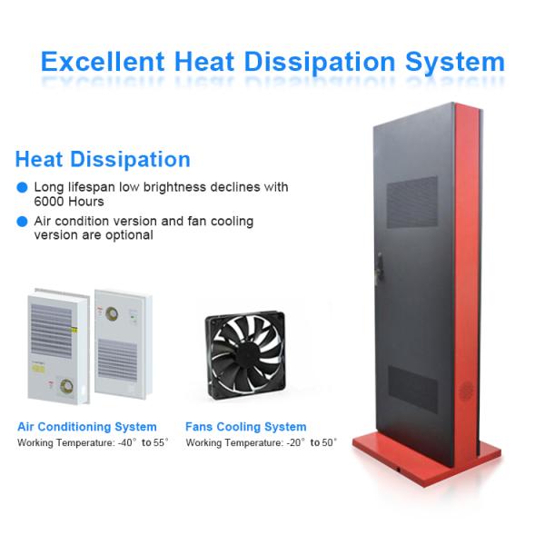 1500-4500 Nits Outdoor Digital Signage , Hotel Digital Signage For Advertising Playing