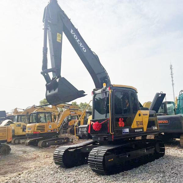 Volvo EC140 Used Small Excavators Original 260L Fuel Tank 2nd Hand Mini Excavator For Sale
