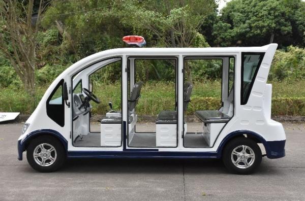 Carro-patrulha elétrico do corpo incluido com a bateria livre da manutenção do motor de C.A. 48V