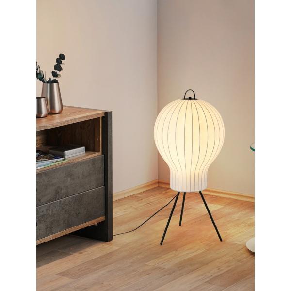 Modern Metal Restaurant Table Lamp With Silk Shade Dining Room Indoor Desk Night Light Chandeliers