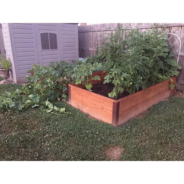 Черная сталь L Правый угол скобки для тяжелой работы поднятый овощный сад угол кровати