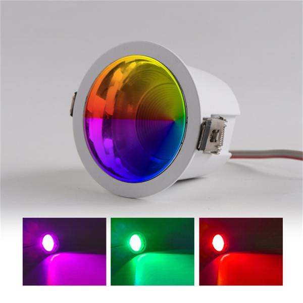 室内多モードカラー60W RGBW LEDダウンライト GU10 MR16ランプホルダーとAC100-240V入力電圧