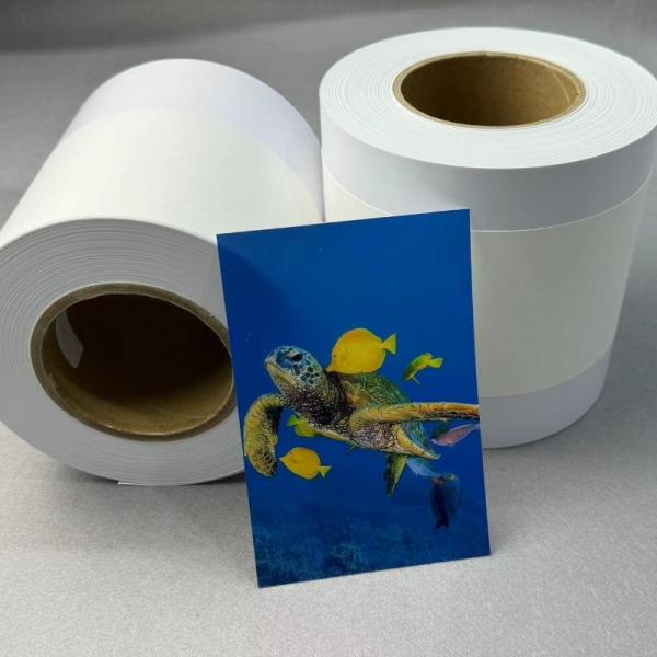 Fábrica por atacado Papel fotográfico de mini-laboratório seco e brilhante 240gm imprimível para impressão a jato