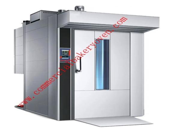 Gas Electric Diesel 16 Trays Rotary Bakery Rack Oven Ss 304 Food Grade Material