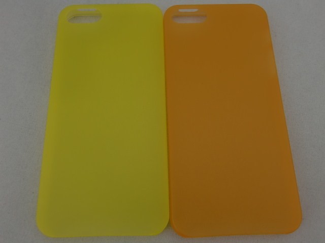 OEM Extra Slim Iphone 5 PC Phone Case , Transparent Soft PC Cover
