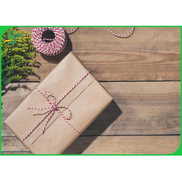 Good Stiffness Virgin Wood Pulp 40gsm Brown Kraft Paper For Making Paper Bags