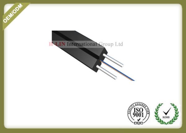 LSZH 2core  G657 Bow type FTTH fiber cable with PVC or LSZH jacket