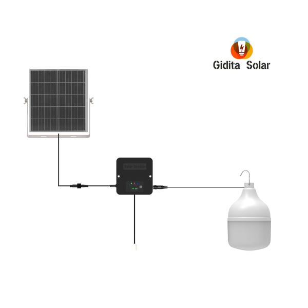 220V Input Voltage Solar Lighting with 3W Energy Box Output and Switch Control Bulb