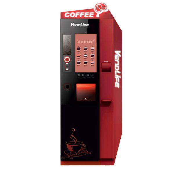 Máquinas de venda automática do café de Vendlife, máquina de venda automática do chocolate quente do café do chá do ODM