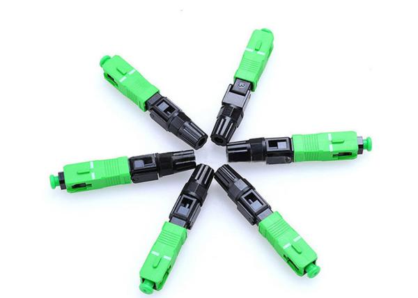 Free Sample Ftth 0.2dB L52mm SC APC Fiber Optic Connector