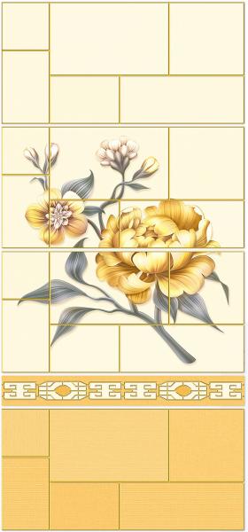 Yellow Firebrick Clay Tiles 30x60cm AAA Grade for Kitchen Walls