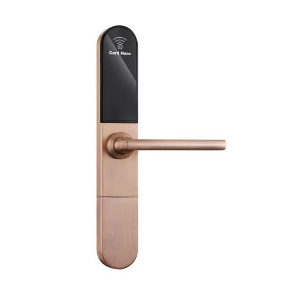 M1 Electronic RFID Hotel Door Lock Support Card hotel Software Management  For Keyless Entry Narrow Door