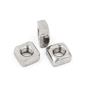 Stainless Steel 304 Square Nut with M2.5 M3 M4 M5 Sizes M1-M16 DIN Standard