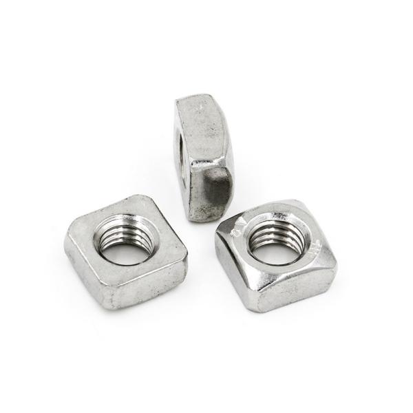 Stainless Steel 304 Square Nut with M2.5 M3 M4 M5 Sizes M1-M16 DIN Standard