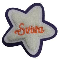 Iron On Heat Cut Border Embroidery Chenille Patch PMS Color