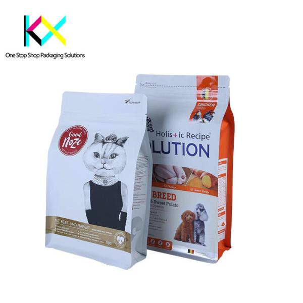 High Barrier Flat Bottom Zipper Bag For Pet Food Pouch Cat Food Pouch 500g, 1kg ,5kg, 10kg