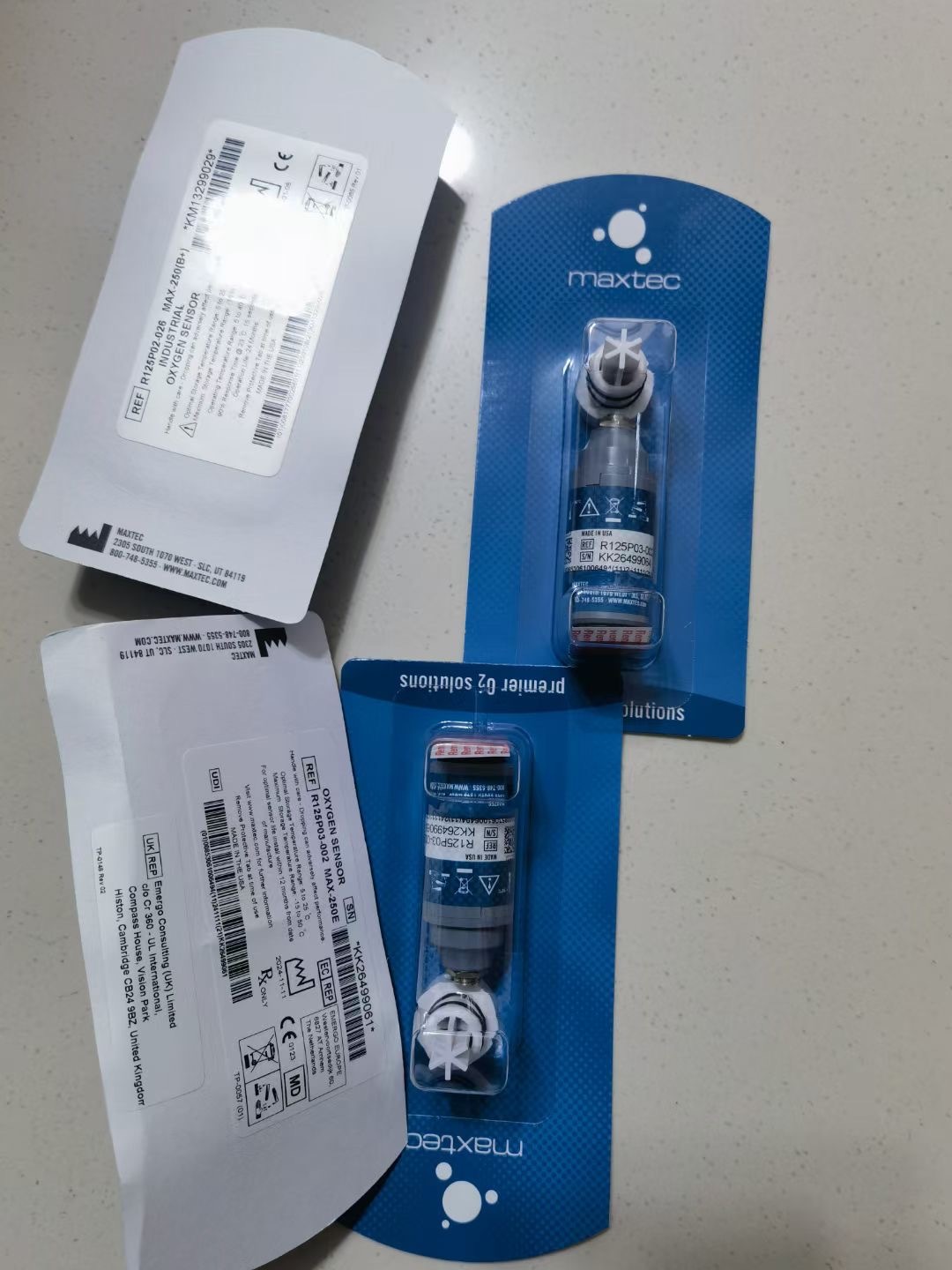 Maxtec Oxygen Sensor REF：25P03-002 MAX-205E
