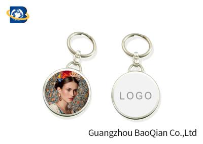 Beautiful Girl Image Custom 3D Keychain , Personalised 3D Keyrings MET Material