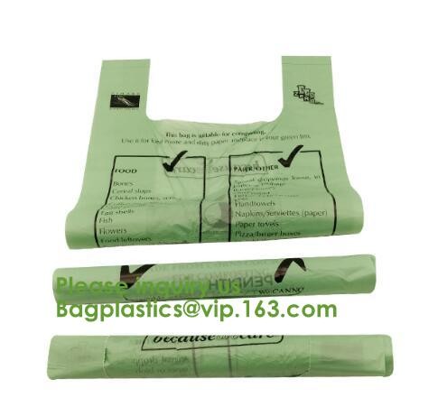 майцена сделала 100% biodegradable compostable изготовленный на заказ напечатанный полиэтиленовый пакет с собственным логотипом, ecofriendly упаковывая ба футболки