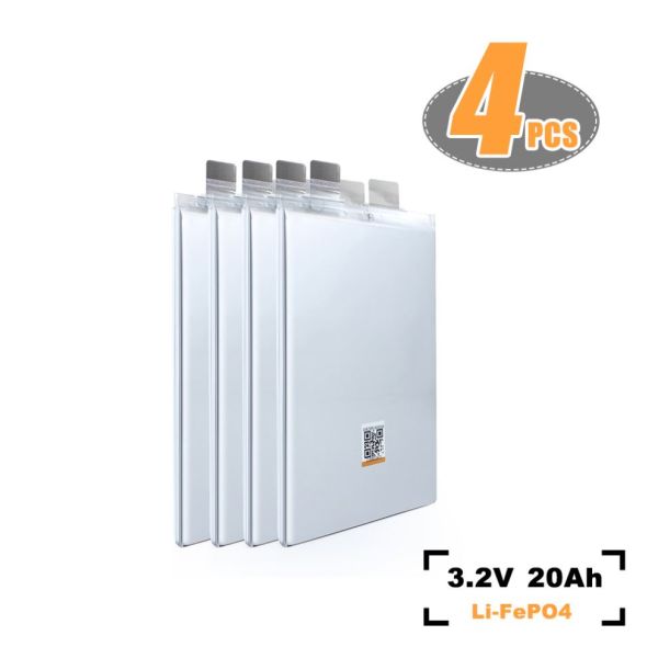 LiFePO4 20Ah 3.2V Deep Cycle Battery Li-Polymer Lithium Iron Phosphate Prismatic Pouch Battery