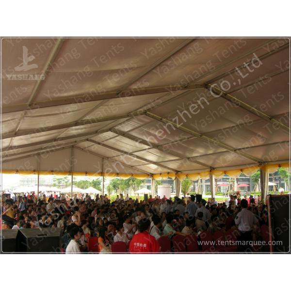 Professional 300 Seaters White Clear Span Tents Flame Retardant 15X30M for Opening Ceremony