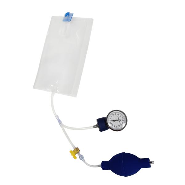 Medical Device Easy Inflation Pressure Infusor Bag with Pressure Gage 1000ML