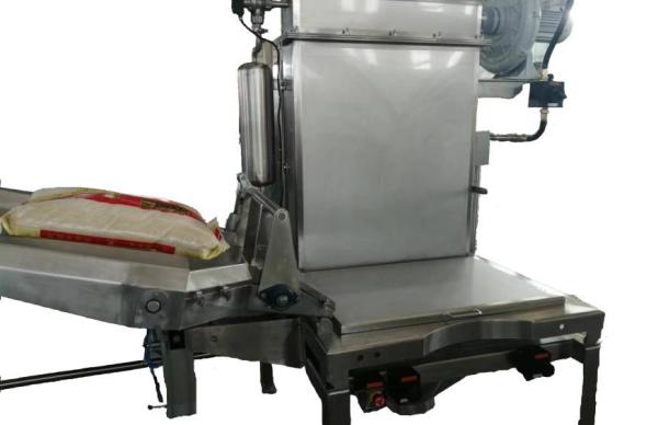 Sistema higiénico de descarga de bolsas a granel para la industria alimentaria Embalaje de 25 kg