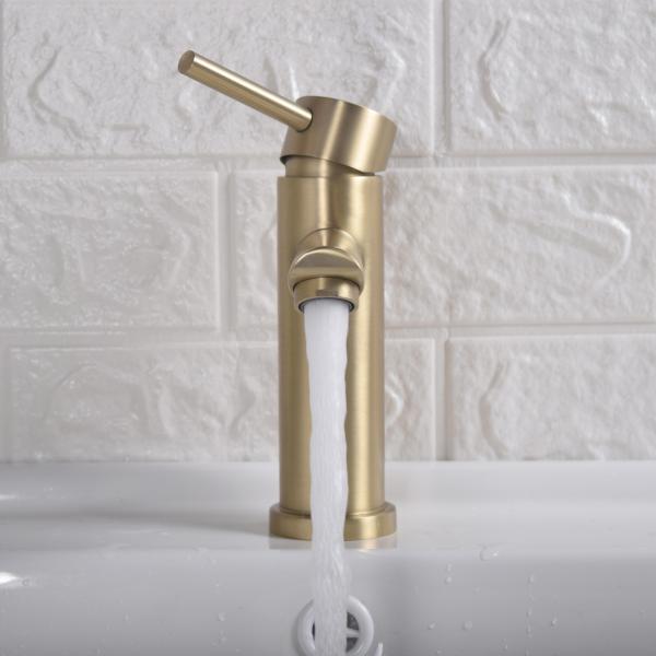 304 stainless steel CUPC Faucet  1.5 GPM Flow Rate Lead-Free Durable water channel bathroom mixer