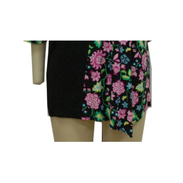 Soft Women'S Three Quarter Length Sleeve Shirts , Vintage Ladies Floral T Shirt
