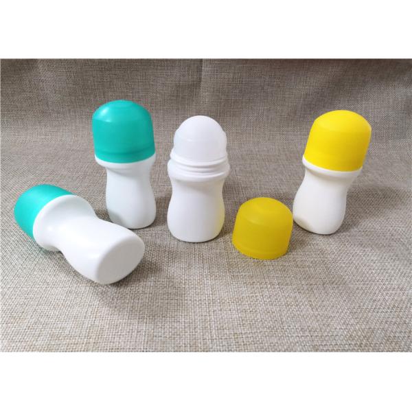 Personal Care PET Plastic Spray Bottles Roll On Sealing Type White Body