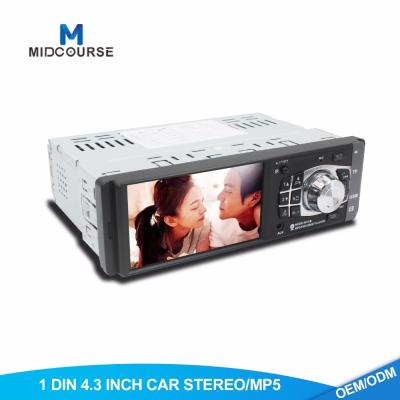 Professional Single Din Navigation Unit / 1 Din Screen Radio  With MP5 FM USB Bluetooth