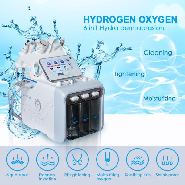 Hottest Hydro Facial cleaning machine Nubway 6 handle skin whitening shrink pores hydro dermabrasion machine big sale
