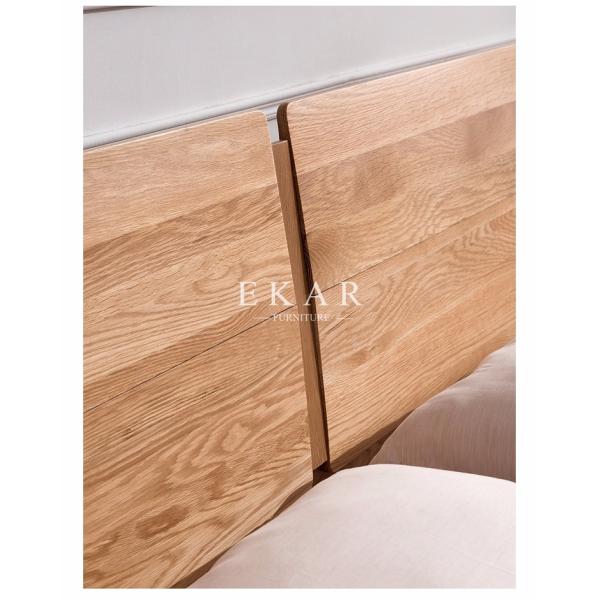 Solid Oak Wood Bed Designer Furniture