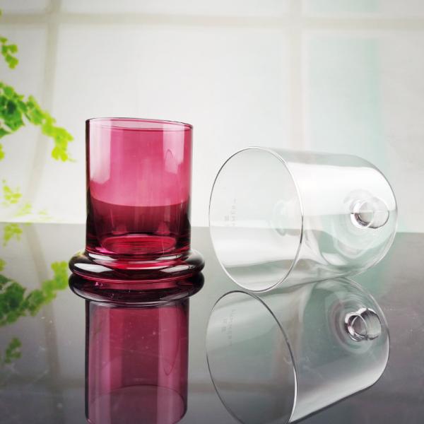 Wedding Candle Custom Logo 9cm 10cm Glass Bell Jar