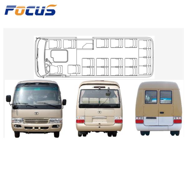 Popular Mini Coach Bus Brand New Euro3 Coach Bus Coaster Appearance Mini Bus for Sale