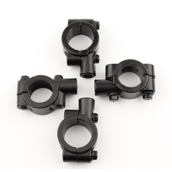 Auto Motorcycle Aluminum Die Casting Parts Rearview Mirror Holder Tube Mounted