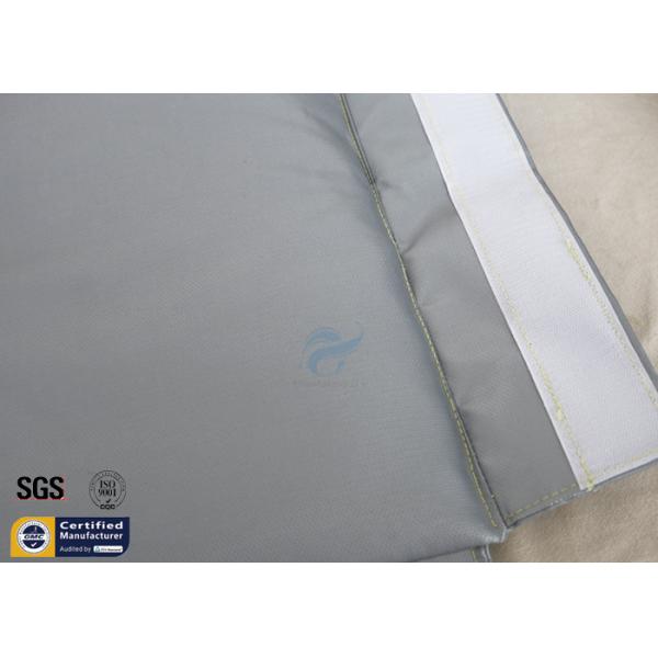 Нагрейте крышку 260℃ серого цвета 25мм стеклоткани курток термоизоляции съемную