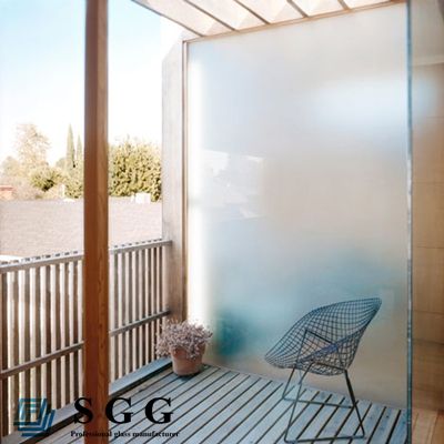 3mm to 19mm decorative frosted glass
