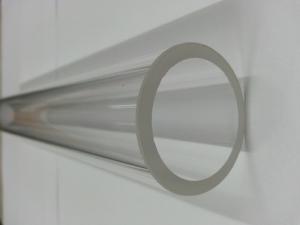 Le tube à essai inférieur rond de quartz 1650℃ ramollissent le point de la temp
