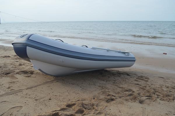 Front Locker Aluminum Rib Boat double layer flat bottom PVC or Orca Hypalon tube