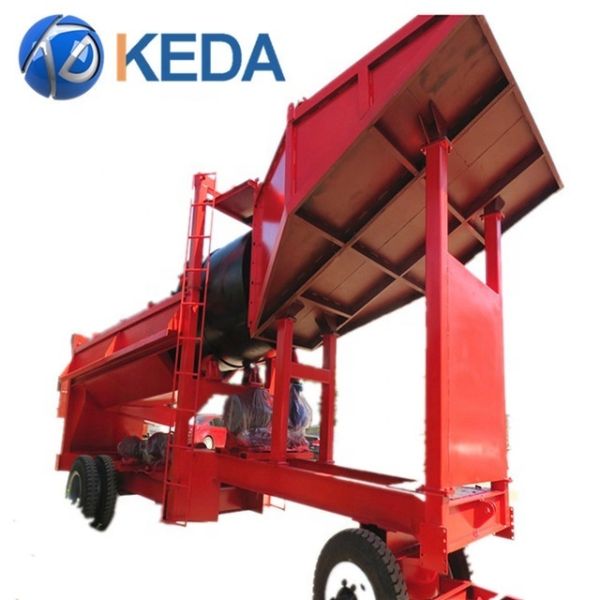 Small Scale Mini Portable Gold Trommel Wash Plant with Siphon Mobile Plant for Efficient Gold Recovery