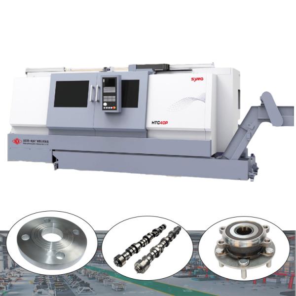 SMTCL CNC Lathe Machine HTC40P Metal Turning Lathe Milling Combo Machine