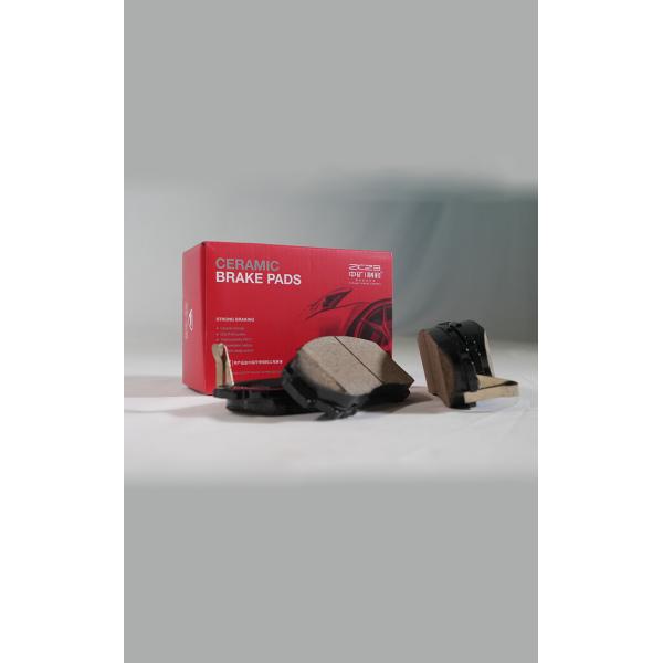Heatresistance Up To 600°C ceramic brake pads featuring wearindicator included designed for long lasting performance in heavy duty vehicles