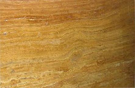 Gold / Yellow Travertine Marble Decorative Plate Polish Honed CE Certification