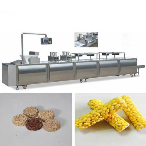 La barra de caramelo automática del cereal que hacía la máquina/sopló arroz que hacía la máquina