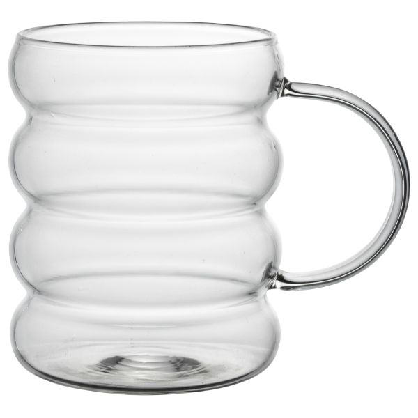 Special Design 300ml Shaped High Borosilicate Glass Drinking Cup Coffee Water Milk Drink Cup